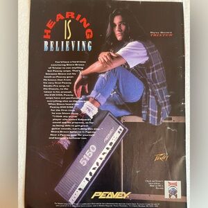 Peavey 5150 Amplifier Trixter Steve Brown pinup